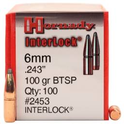 6mm/243 -  .243 - InterLock BTSP 100 gr