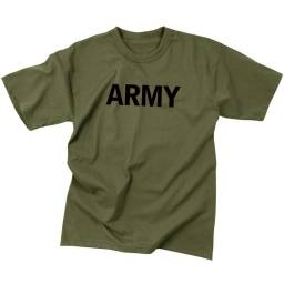 REMERA VERDE OLIVA ARMY
